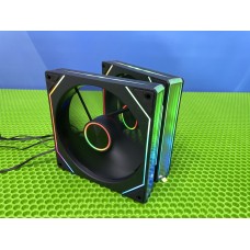 Вентилятор 140мм ARGB подсветка прямой 8PRO черный Вентилятор 140мм ARGB подсветка прямой 8PRO черный