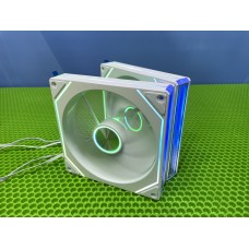 Вентилятор 140мм ARGB подсветка реверс 8PRO белый Вентилятор 140мм ARGB подсветка реверс 8PRO белый