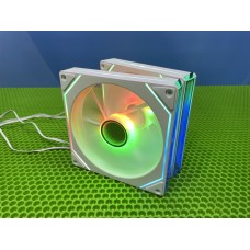 Вентилятор 140мм ARGB подсветка прямой 4PRO белый Вентилятор 140мм ARGB подсветка прямой 4PRO белый