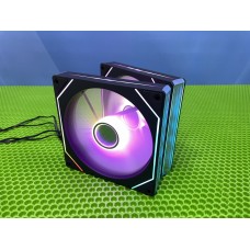 Вентилятор 140мм ARGB подсветка реверс 4PRO черный Вентилятор 140мм ARGB подсветка реверс 4PRO черный