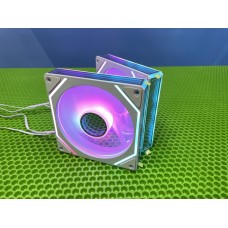 Вентилятор 120мм ARGB подсветка прямой 6 PRO MAX белый Вентилятор 120мм ARGB подсветка прямой 6 PRO MAX белый