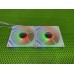 ARGB вентилятор 120мм PRISM 6PRO белый реверс