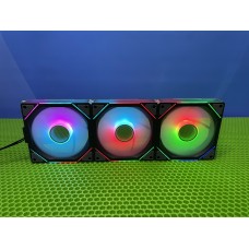 Модульный ARGB вентилятор 120мм реверс черный Prism V1