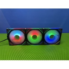 Модульный ARGB вентилятор 120мм прямой черный Prism V1