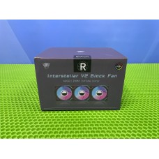 Комплект из 3шт ARGB вентиляторов Interstellar V2 реверс черный