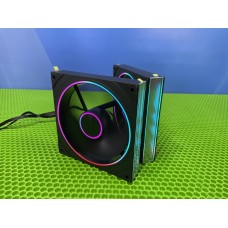 ARGB вентилятор 140мм Transwarp реверс черный