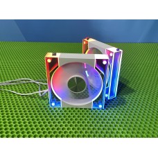 ARGB вентилятор 120мм PRISM 10 белый прямой