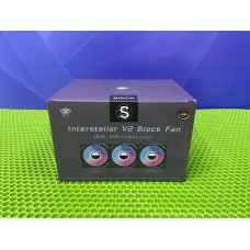 Комплект из 3шт ARGB вентиляторов Interstellar V2 прямой черный
