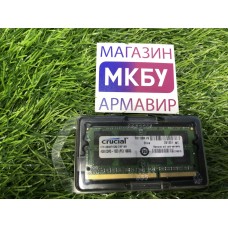 ОЗУ SO-DIMM Crucial DDR3 4Gb 1333MHz