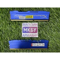 Комплект ОЗУ HyperX Fury Blue 8Gb (4+4) DDR3 1600MHz