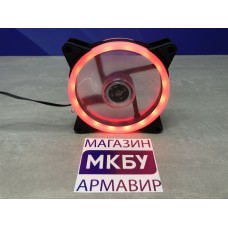 Вентилятор 120мм красная двухстороняя подсветка