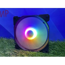 Вентилятор 1stplayer F1PLUS (140мм, 1000rpm, 3pin, свечение от центра мультиколор)