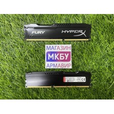 Комплект ОЗУ HyperX Fury 8Gb (4+4) DDR3 1600MHz