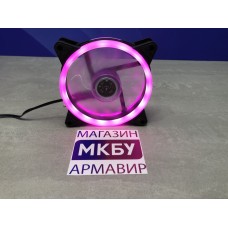 Вентилятор 120мм фиолетовая двухстороняя подсветка